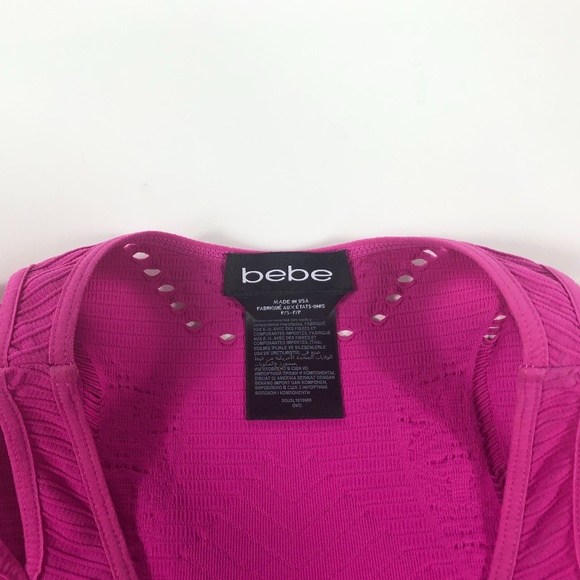 Bebe Jocelyn Split Strap Dress, Size P/S - Picture 10 of 10